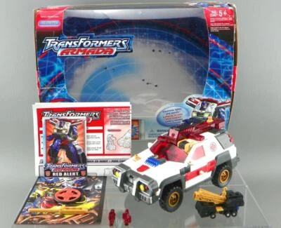 Hasbro 2002 Transformers Armada Max-Cons RED ALERT & Longarm Complete Works NrMt - Image 1 of 4