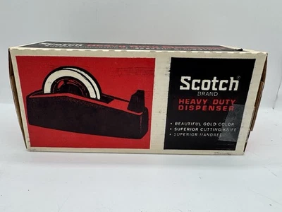Dispensador de cinta de alta resistencia marca escocesa 3M vintage C-23 cinta de 3" EN CAJA RARO Foto 1 de 4
