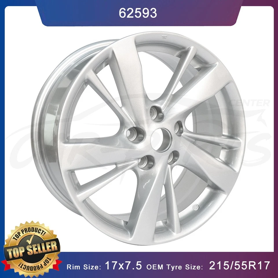 New 🔥17" Replacement Alloy Wheel Rim for 2013 2014 2015 Nissan Altima 62593 - Image 1 of 4
