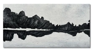 NANKAI Art 30x60 Inch Minimalist Landscape Abstract Oil Painting Large Canvas... - Picture 1 of 7