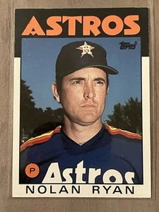 Nolan Ryan 1986 Topps Spielerkarte. Houston Astros ** gut zentriert ** - Bild 1 von 2