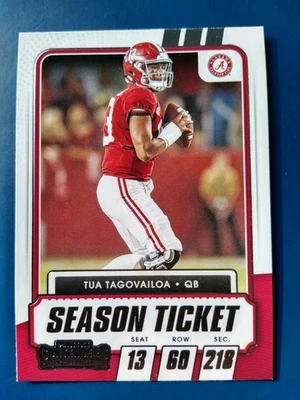 2021 Panini Contenders Draft Picks Tua Tagovailoa #25 Alabama - Image 1 of 2