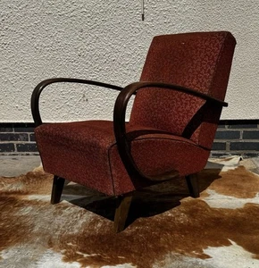 A single Halabala Art Deco armchair model H227 cheaper 4 re-cover UK Dealer π¬π§ - Picture 1 of 9