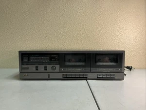 Reproductor de casete estéreo de doble cubierta JVC TD-W53 doblaje sincronizado 120 V CA 60 Hz - Imagen 1 de 5