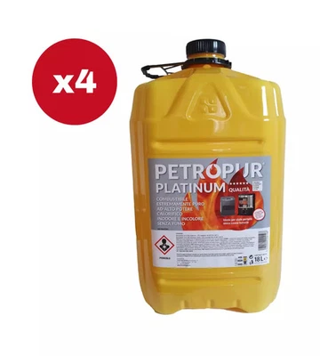 TECNO AIR SYSTEM COMBUSTIBILE LIQUIDO PETROPUR PLATINUM 4 TANICHE DA 18LT - TOTALE DI 72 LITRI