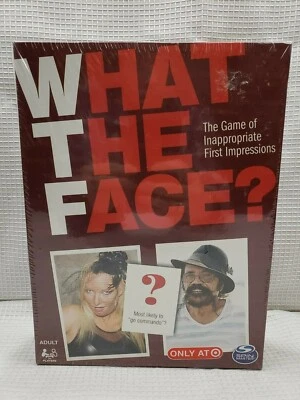 NEW What The Face? Adult Game of Inappropriate First Impressions Spin Master NIB - Image 1 of 4