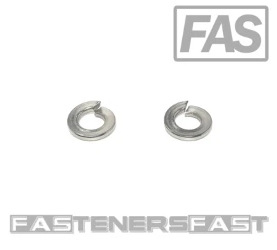 (100) 1/4 Stainless Steel Medium Lock Washers (100 Pieces) Fast Free Shipping