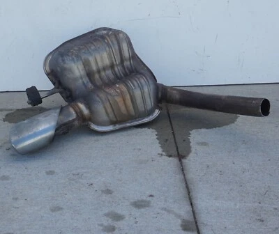 Mercedes-Benz SL500 2003-2006 conductor trasero izquierdo escape silenciador tubo de escape OEM Foto 1 de 4