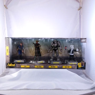 Paquete de 4 figuras McFarlane Fallout Movie Maniacs Ghoul, Lucy, Maximus & Vault Boy Foto 1 de 4