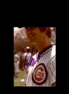 Ken Henderson Signed Original 1980 4x6 Snaphot Photo Chicago Cubs At Wrigley