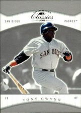 2001 Donruss Classics Tony Gwynn San Diego Padres  #24