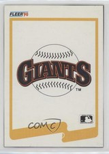 1990 Fleer Wax Box Bottoms Checklist #C-1