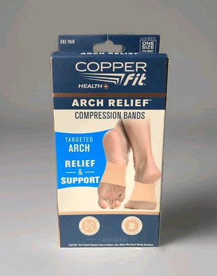 Copper Fit Copper Infused Arch Relief Compression 2 Bands Unisex  - Image 1 of 2