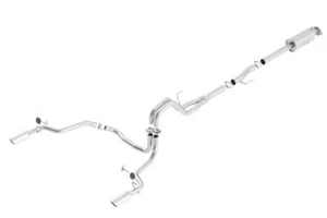 Borla Exhaust System Kit fits 2018 2019 2020 Ford F-150 3.3L V6 FLEX DOHC - Picture 1 of 4