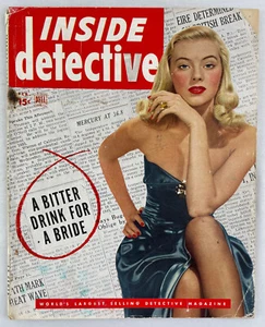 Inside Detective Magazine, February 1949, Vintage True Crime Stories, Pulp - Picture 1 of 6