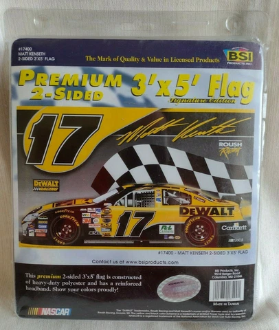 Matt Kenseth #17 DeWalt Double Sided 3'x5' Flag NASCAR Cover