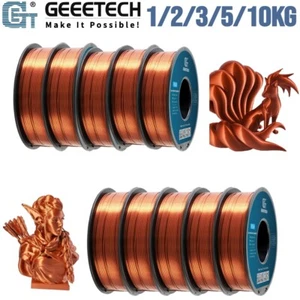 1/2/3/5/10KG Geeetech Seda Cobre PLA 1,75mm para Impresora 3D Lote a Granel EE. UU. - Imagen 1 de 8
