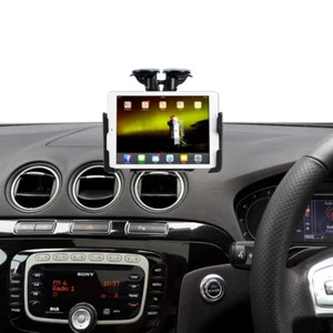 Car Windscreen Van Dual Suction Mount Holder Suitable for Tablet Fire iPad - Picture 1 of 6
