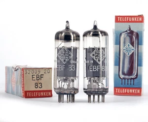 ONE EBF83/6DR8 TELEFUNKEN NOS GERMANY Tube Röhre Valvola Lampe TSF Valve 진공관 真空管 - Picture 1 of 2