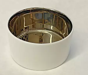 Dibbern Fine Bone China Platin Weiß Dipschale Nussschale Germany Platin Low Cup - Bild 1 von 9