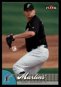 2007 Fleer Mini Die-Cut Nick Johnson #55 Washington Nationals