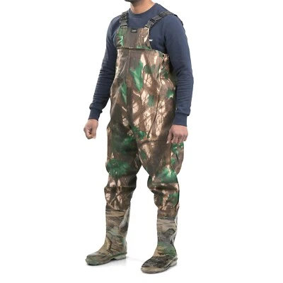 Waterproof Waders Camouflage for Fishing Leisure Water Gardening or Agriculture - Image 1 of 4