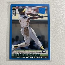 1995 Collectors Choice Se #48 Rickey Henderson Oakland, A’s Athletics