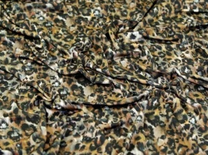 Minerva Viscose Jersey Stretch Knit Fabric Brown - per metre - Picture 1 of 6