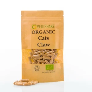 Organic Cats Claw HPMC Capsules Anti-inflammatory Stomach Vegan Kosher Halal - Picture 1 of 9