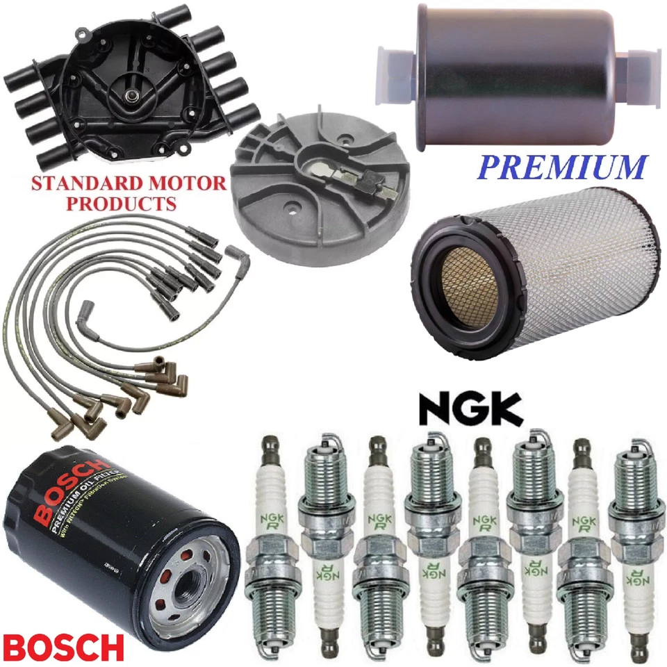 Kit de ajuste filtros tampa velas de ignição fio para CHEVY TAHOE V8 5.7L; 4WD 1996-2000 - Imagem 1 de 1