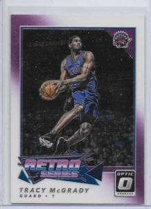 Tarjeta de baloncesto óptica 2018-19 Tracy McGrady Insert Donruss #1 Toronto Raptors - Imagen 1 de 2