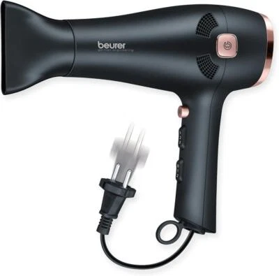 Beurer HC 55 Ionen Haartrockner mit Kabeleinzug, Schwarz, B- Ware - Bild 1 von 4