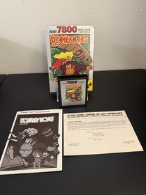 Donkey Kong (Atari 7800, 1988) &bull; Authentic - CIB &bull; Untested