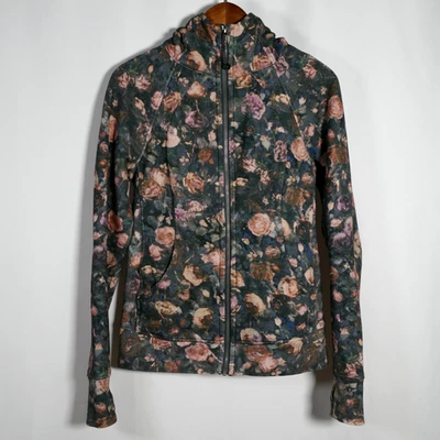 Sudadera con Capucha Lululemon Mujer Rosa Esmerilada Cremallera Completa Buceo Talla 8 Correr Entrenamiento Gimnasio Foto 1 de 4