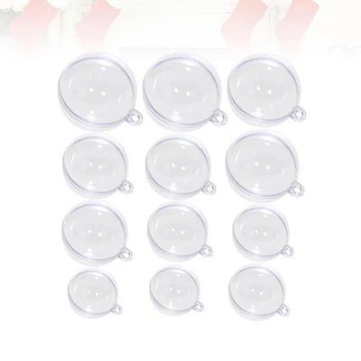  Palla di immagazzinaggio di caramelle di plastica della sfera vuota trasparente - Immagine 1 di 4