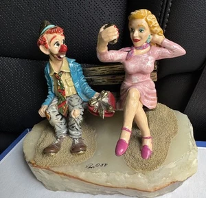 Ron Lee Clown und Frau Vintage - Bild 1 von 11