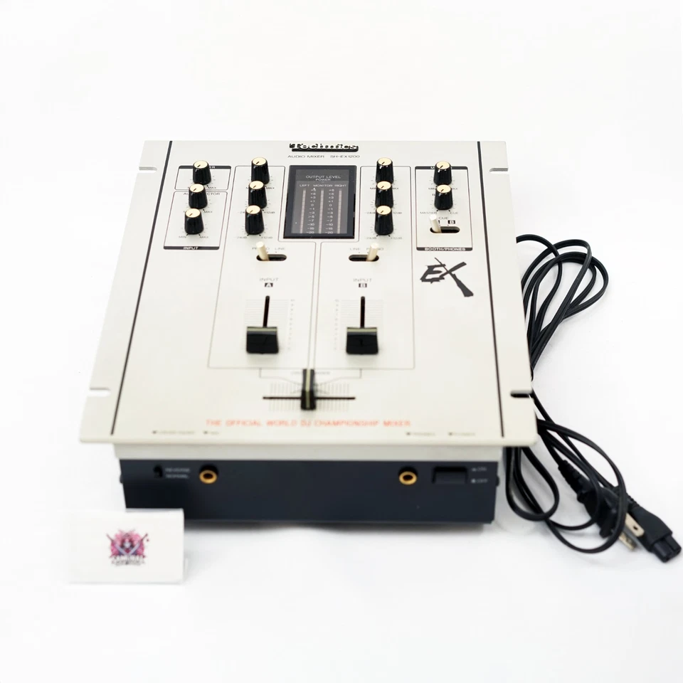 Technics SH-EX1200 Silver DJ Mixer 2 Channel DMC Scratch Battle Tested Japan - Image 1 of 4