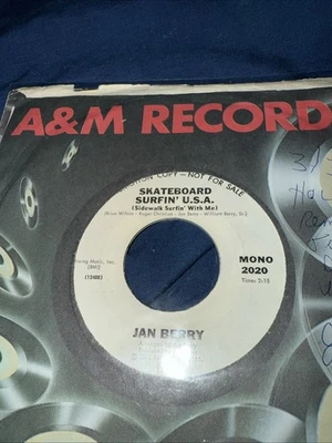 mint Jan Berry (Jan & Dean) Skateboard Surfin' USA (Stereo/ Mono) USA PROMO 45 - Image 1 of 4