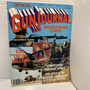 Official Gun Journal and Mercenary Guide Vol. 1 No. 1 September 1984 First Issue - Bild 1 von 9