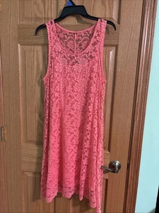 Massini Lace Trapeze Dress Size L ( Bin N) - Picture 1 of 4