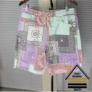 NWT Fresh Prints of Bel Air Stretch Twill Shorts Bandana Mens Sz M,L,XL SKU #224 - Picture 1 of 13