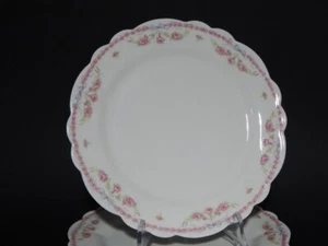 ANTICO SERVIZIO 6 PIATTI PORCELLANA LIBERTY GHIRLANDE LIMOGES MARTIN FRERES - Imagen 1 de 4