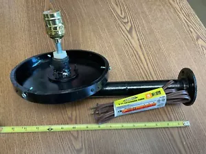 Gas Pump Globe Light Wall Mount Base for Man Cave, Garage etc. Custom Built 7” - Picture 1 of 5
