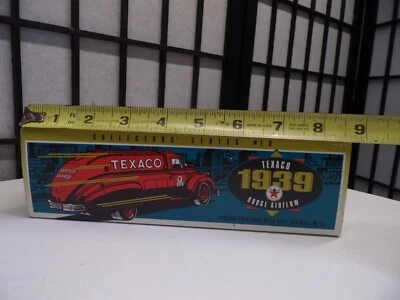 Camión de reparto Dodge Airflow 1939 Ertl Texaco #10 serie Collector Bank con Ori Foto 1 de 4