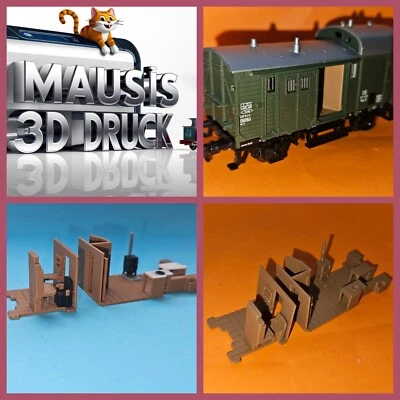 MAUSIS 3D DRUCK Märklin H0 4699 - Pwg 14 Inneneinrichtung. 3D Druck. Verschiedene Varianten.