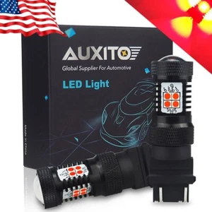 AUXITO LED Súper Brillante Parada de Freno Luz Trasera Bombillas Rojo 3157 4157 Libre de Polaridad - Imagen 1 de 12