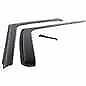 Genuine ClimAir Front Window Wind Deflectors Black For Ford Custom 2017- 2170133