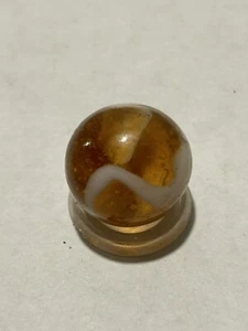 Seltene Heaton Achat Firma Honig Keks Marmor 0,66" West Virginia Swirl - Bild 1 von 7