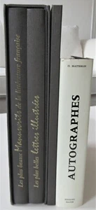 Caja Lujo Más Bonitos Manuscritos + Letras Ilustrado Literatura Francaise - Imagen 1 de 12