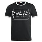 Herren T-Shirt Yuck Fou Fother Mucker Funshirt mit Spruch Statement S bis 8XL